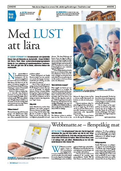 En skola i världsklass - Stockholms stad